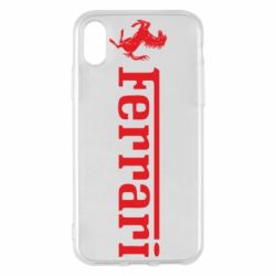 Чехол для iPhone X/Xs Ferrari - PrintSalon