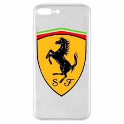 Чехол для iPhone 8 Plus Ferrari - PrintSalon