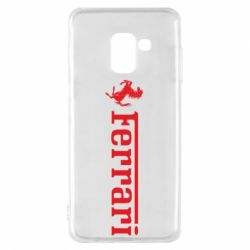 Чехол для Samsung A8 2018 Ferrari - PrintSalon