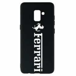 Чехол для Samsung A8+ 2018 Ferrari - PrintSalon