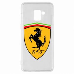 Чехол для Samsung A8+ 2018 Ferrari - PrintSalon