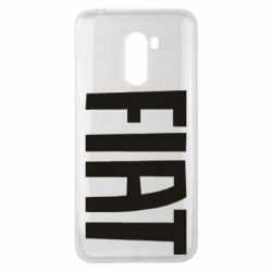 Чехол для Xiaomi Pocophone F1 Fiat Letters - PrintSalon