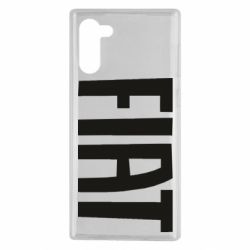Чехол для Samsung Note 10 Fiat Letters - PrintSalon