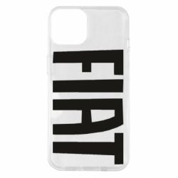 Чехол для iPhone 14 Fiat Letters
