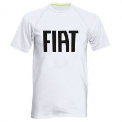 Мужская футболка для спорта Fiat Letters - PrintSalon