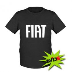 Дитяча футболка Fiat Letters-PrintSalon Дитяча футболка Fiat Letters