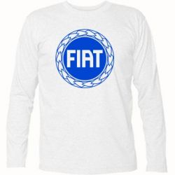 Футболка с длинным рукавом Fiat logo - PrintSalon