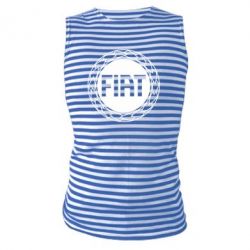 Майка-тельняшка Fiat logo - PrintSalon