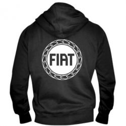 Мужское худи на молнии Fiat logo