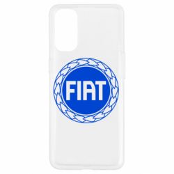 Чехол для Oppo Reno 4 Fiat logo - PrintSalon