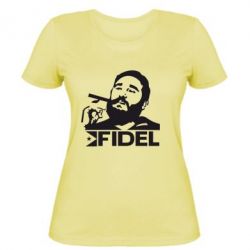 Женская футболка Fidel Castro - PrintSalon
