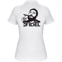 Женское поло Fidel Castro - PrintSalon