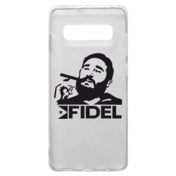 Чехол для Samsung S10+ Fidel Castro - PrintSalon