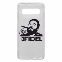Чехол для Samsung S10 Fidel Castro - PrintSalon