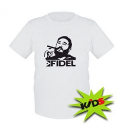 Детская футболка Fidel Castro - PrintSalon