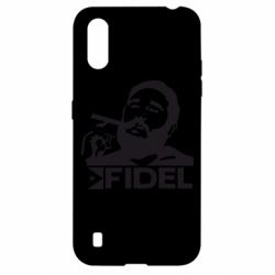 Чехол для Samsung A01/M01 Fidel Castro-PrintSalon Чехол для Samsung A01/M01 Fidel Castro
