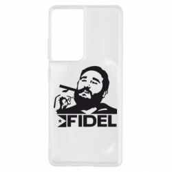 Чехол для Samsung S21 Ultra Fidel Castro-PrintSalon Чехол для Samsung S21 Ultra Fidel Castro