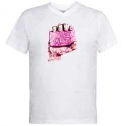 Чоловіча футболка з V-подібним вирізом Fight Club Art - PrintSalon