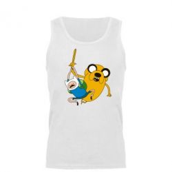 Мужская майка Фин и Джейк "Атака" - PrintSalon