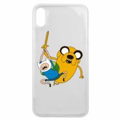 Чехол для iPhone Xs Max Фин и Джейк "Атака" - PrintSalon