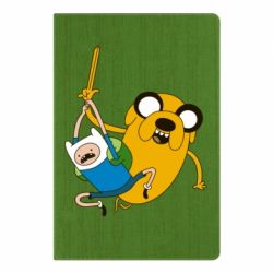 Блокнот с принто Фин и Джейк "Атака" - PrintSalon