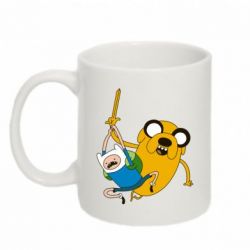 Чашка 320ml Фин и Джейк "Атака"