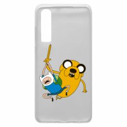 Чехол для Huawei P30 Фин и Джейк "Атака" - PrintSalon