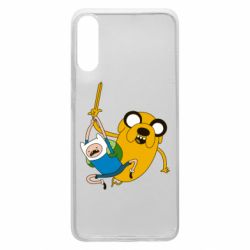 Чехол для Samsung A70 Фин и Джейк "Атака" - PrintSalon