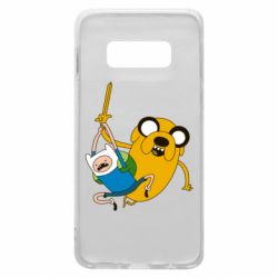 Чехол для Samsung S10e Фин и Джейк "Атака" - PrintSalon