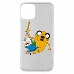 Чехол для iPhone 11 Фин и Джейк "Атака" - PrintSalon