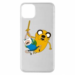 Чехол для iPhone 11 Pro Max Фин и Джейк "Атака" - PrintSalon