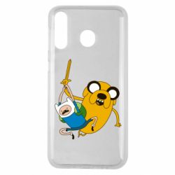 Чехол для Samsung M30 Фин и Джейк "Атака" - PrintSalon