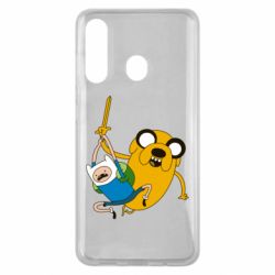 Чехол для Samsung M40 Фин и Джейк "Атака" - PrintSalon