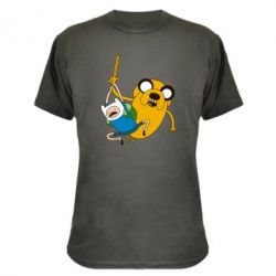 Камуфляжная футболка Фин и Джейк "Атака" - PrintSalon