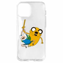 Чехол для iPhone 12 mini Фин и Джейк "Атака" - PrintSalon