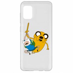 Чехол для Samsung A31 Фин и Джейк "Атака" - PrintSalon