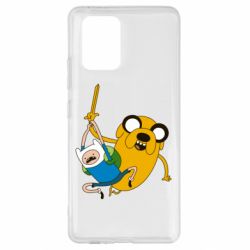 Чехол для Samsung S10 Lite Фин и Джейк "Атака" - PrintSalon