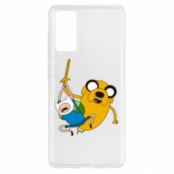 Чехол для Samsung S20 FE Фин и Джейк "Атака" - PrintSalon