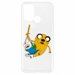 Чехол для Oppo A52/A72/A92 Фин и Джейк "Атака" - PrintSalon