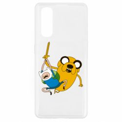 Чехол для Oppo Find X2 Фин и Джейк "Атака" - PrintSalon