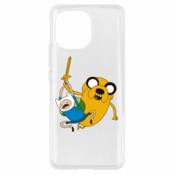 Чехол для Xiaomi Mi11 Фин и Джейк "Атака" - PrintSalon