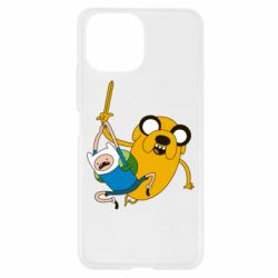 Чехол для Xiaomi Mi11 Lite Фин и Джейк "Атака" - PrintSalon