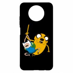 Чехол для Xiaomi Redmi Note 9 5G/Redmi Note 9T Фин и Джейк "Атака" - PrintSalon