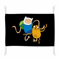 Флаг Фин и Джейк танцуют 2