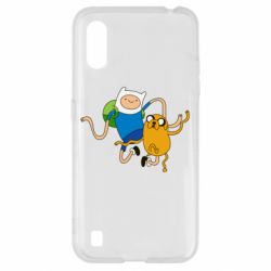 Чохол для Samsung A01 / M01 Фін і Джейк танцюють 2