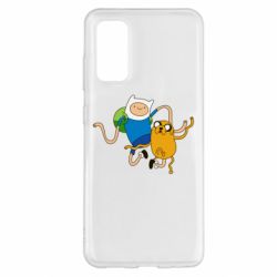 Чохол для Samsung S20 Фін і Джейк танцюють 2-PrintSalon Чохол для Samsung S20 Фін і Джейк танцюють 2