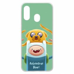Чохол для Samsung A40 Finn and Jake Art - PrintSalon