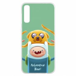 Чохол для Samsung A50 Finn and Jake Art - PrintSalon