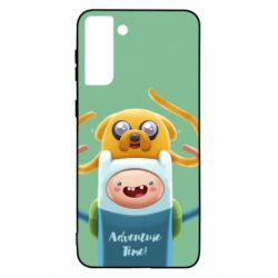 Чохол для Samsung S21+ Finn and Jake Art - PrintSalon