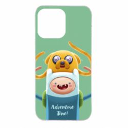 Чохол для iPhone 14 Pro Max Finn and Jake Art - PrintSalon